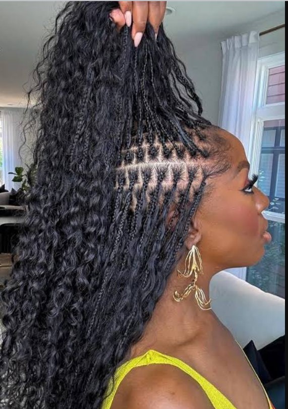 Extra small boho braids